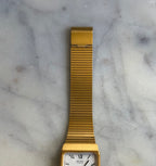 Seiko Quartz Rare 89’ Roman Numeral Tank Watch (Near Mint)