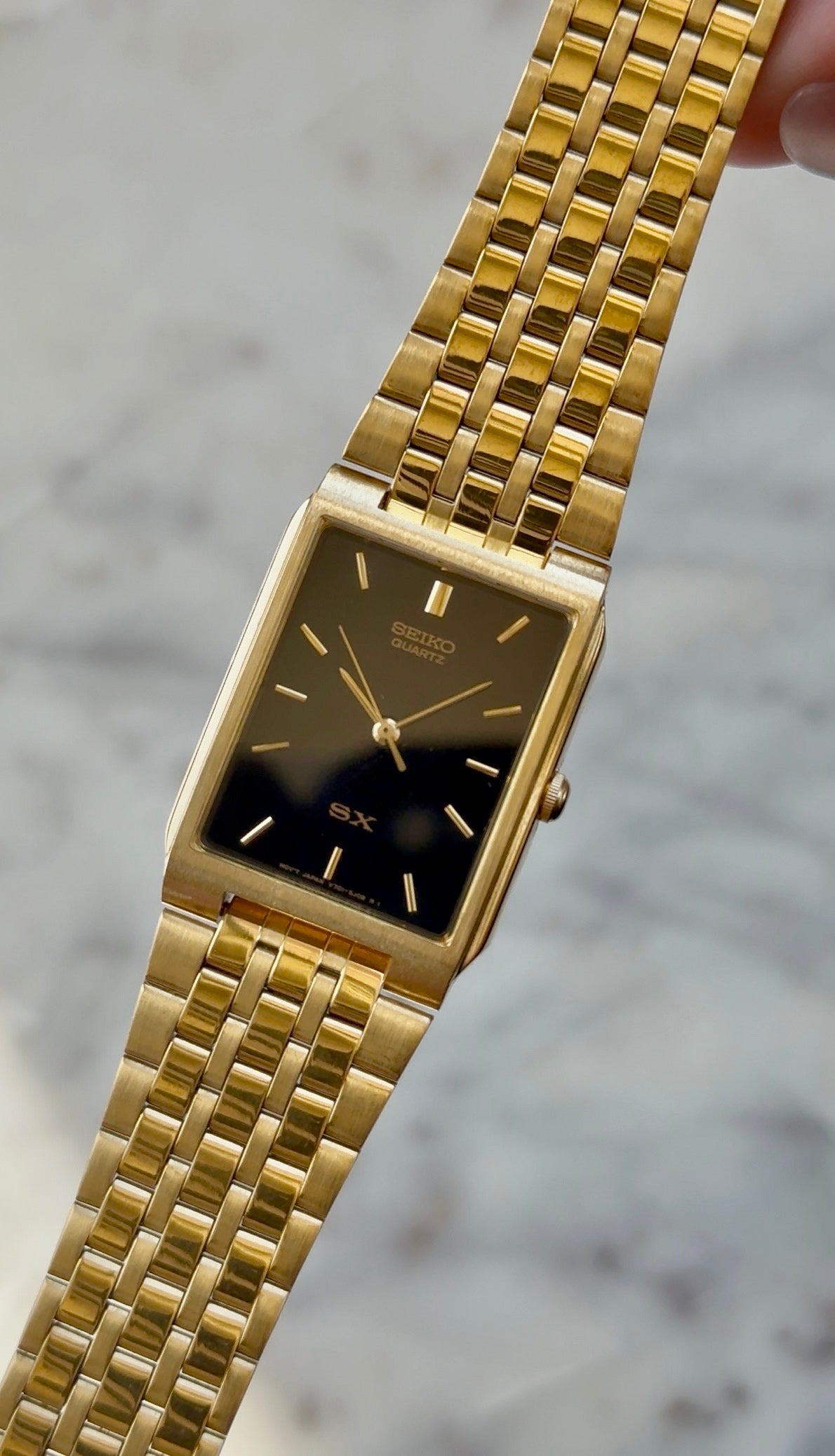 1991 Seiko SX Quartz Tank Watch