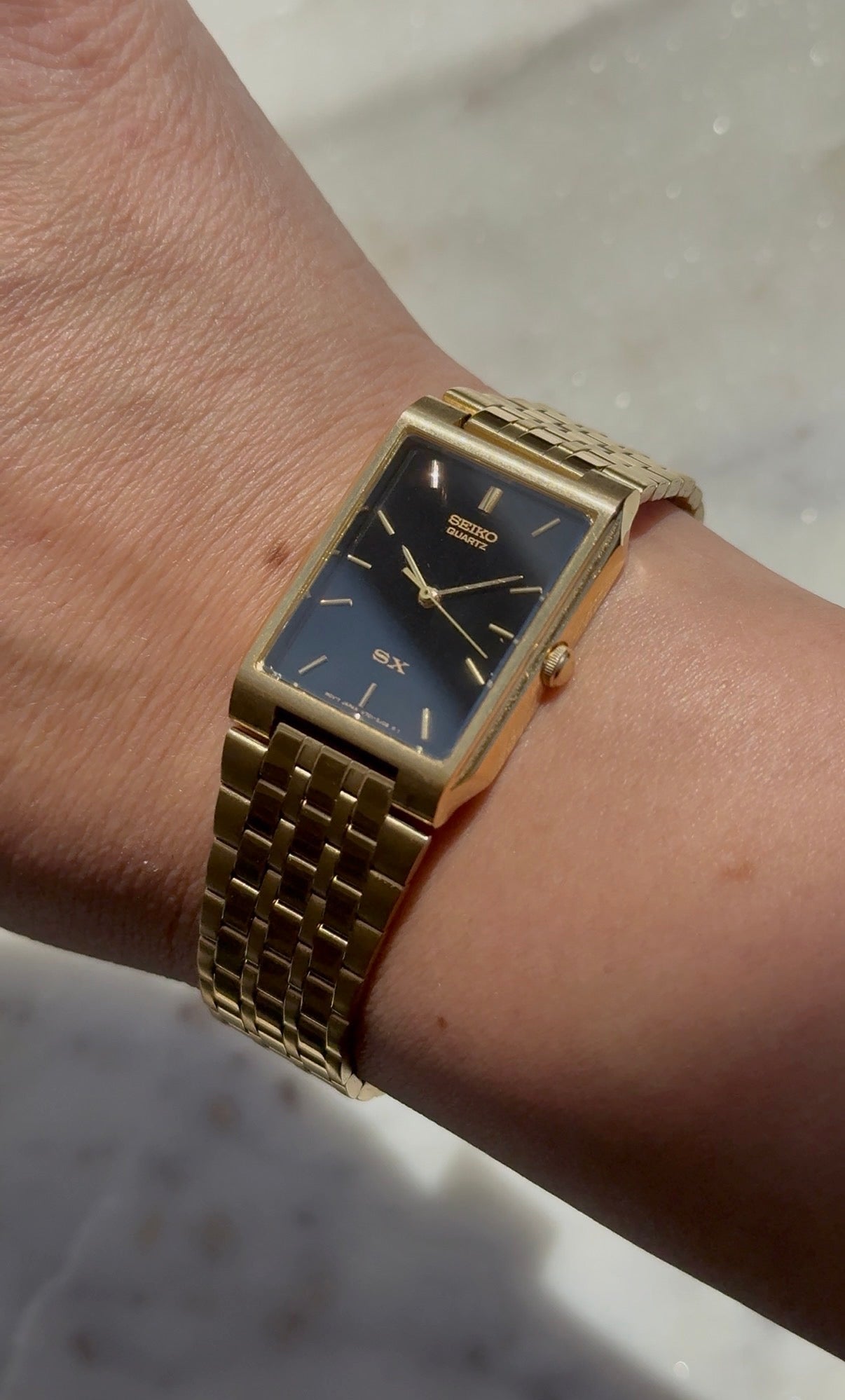 1991 Seiko SX Quartz Tank Watch