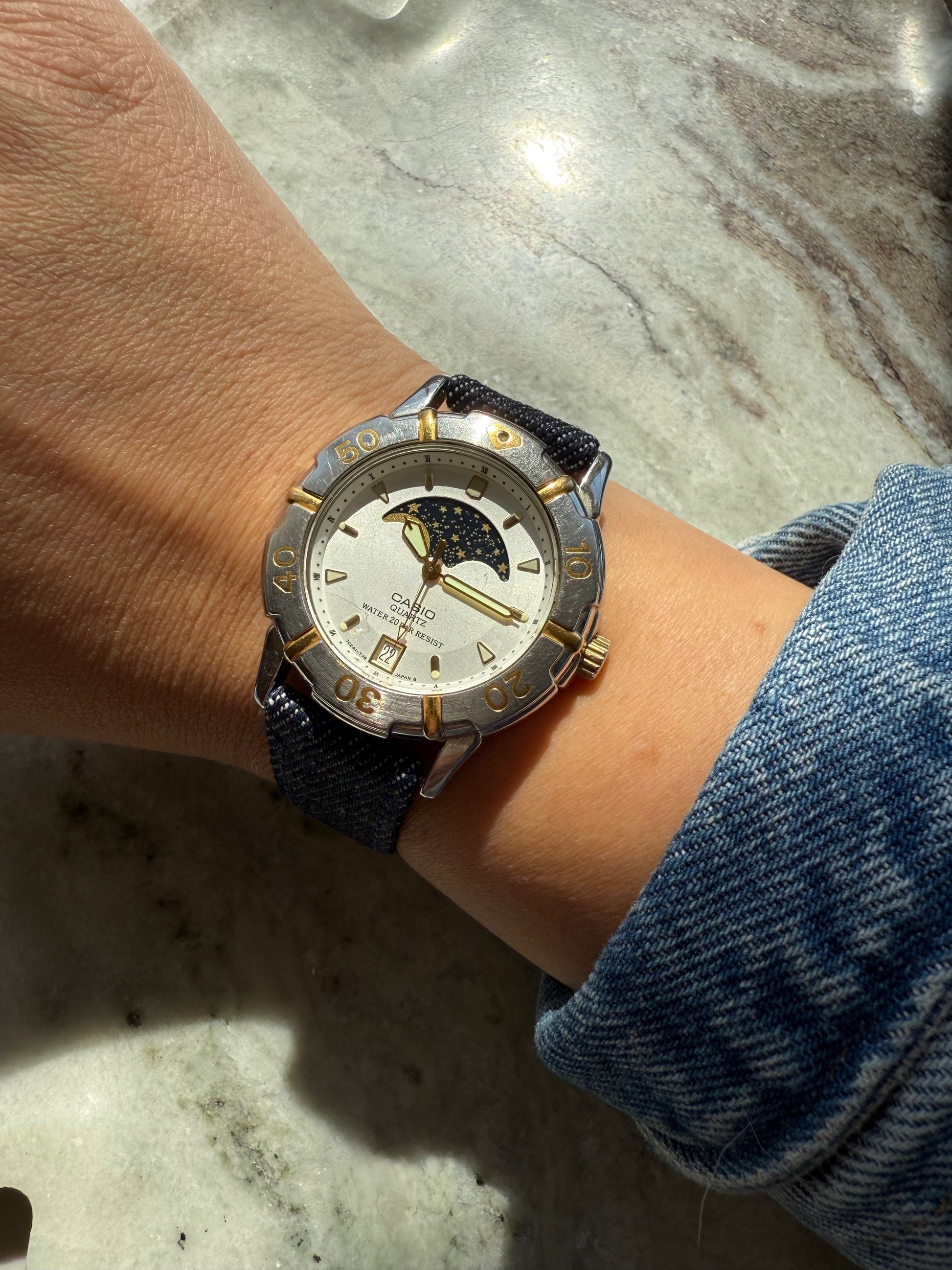1990’s Casio Quartz Moon-phase Diver Watch