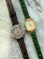 1987 Seiko Quartz Gold Plated Hexagon Watch
