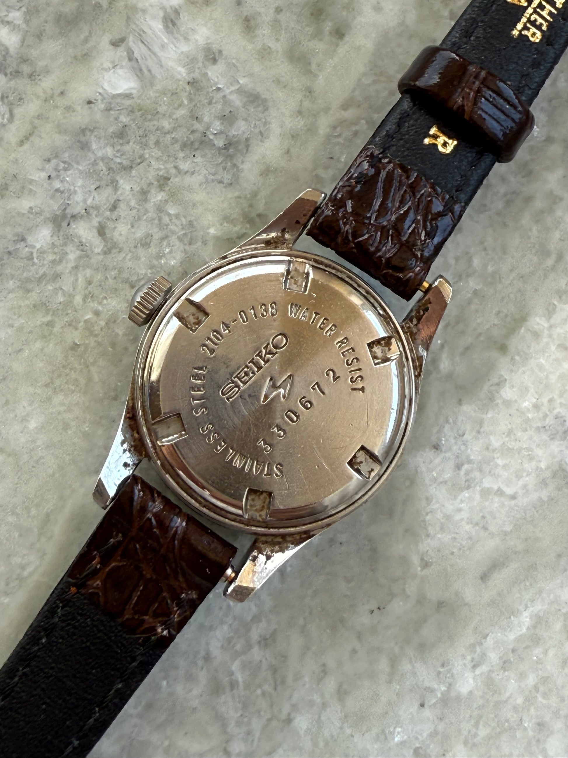 1973 Seiko 17 Jewel Mechanical Silver Tone Watch