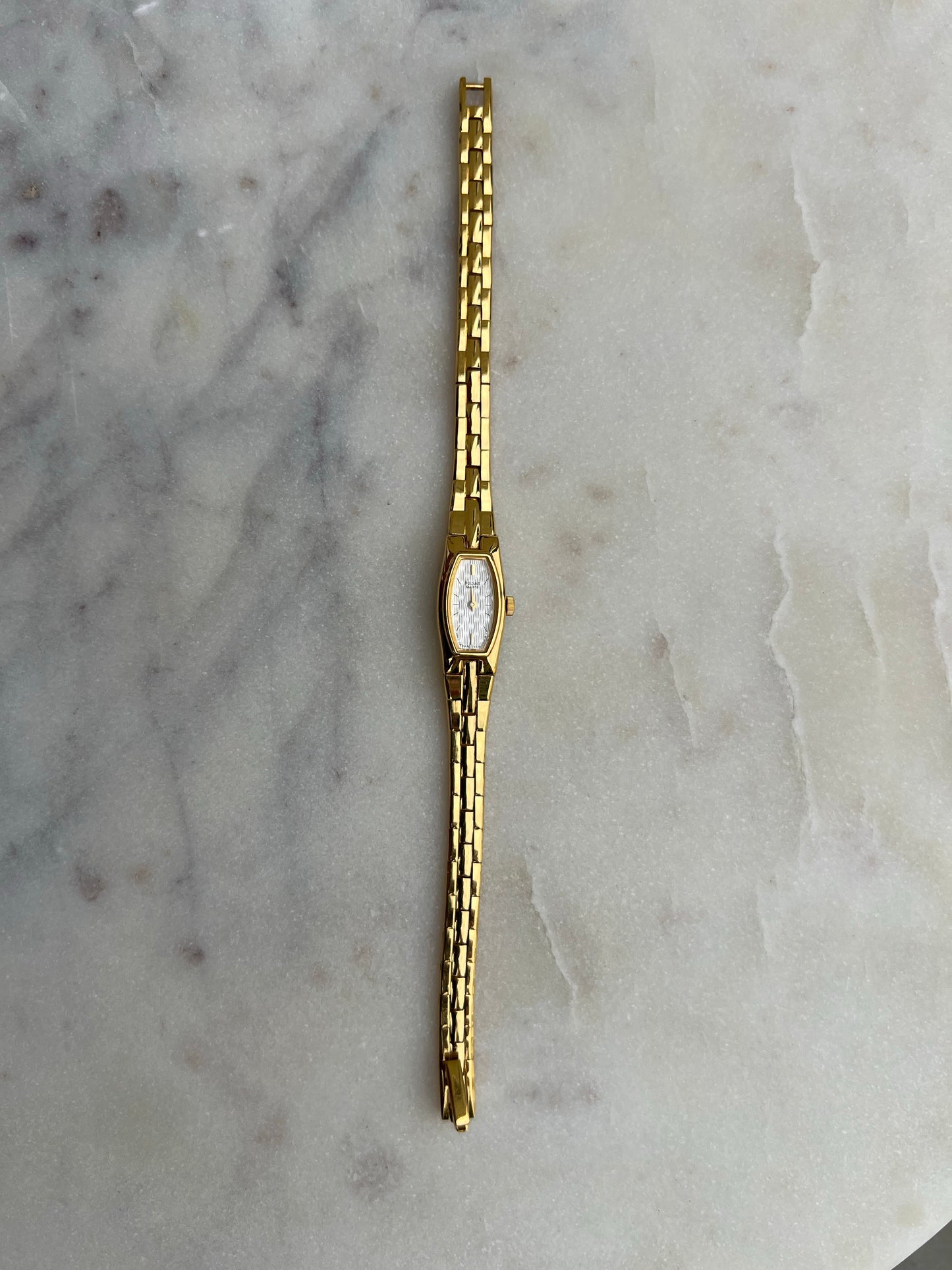 Pulsar by SEIKO Gold Tone Wrist Watch