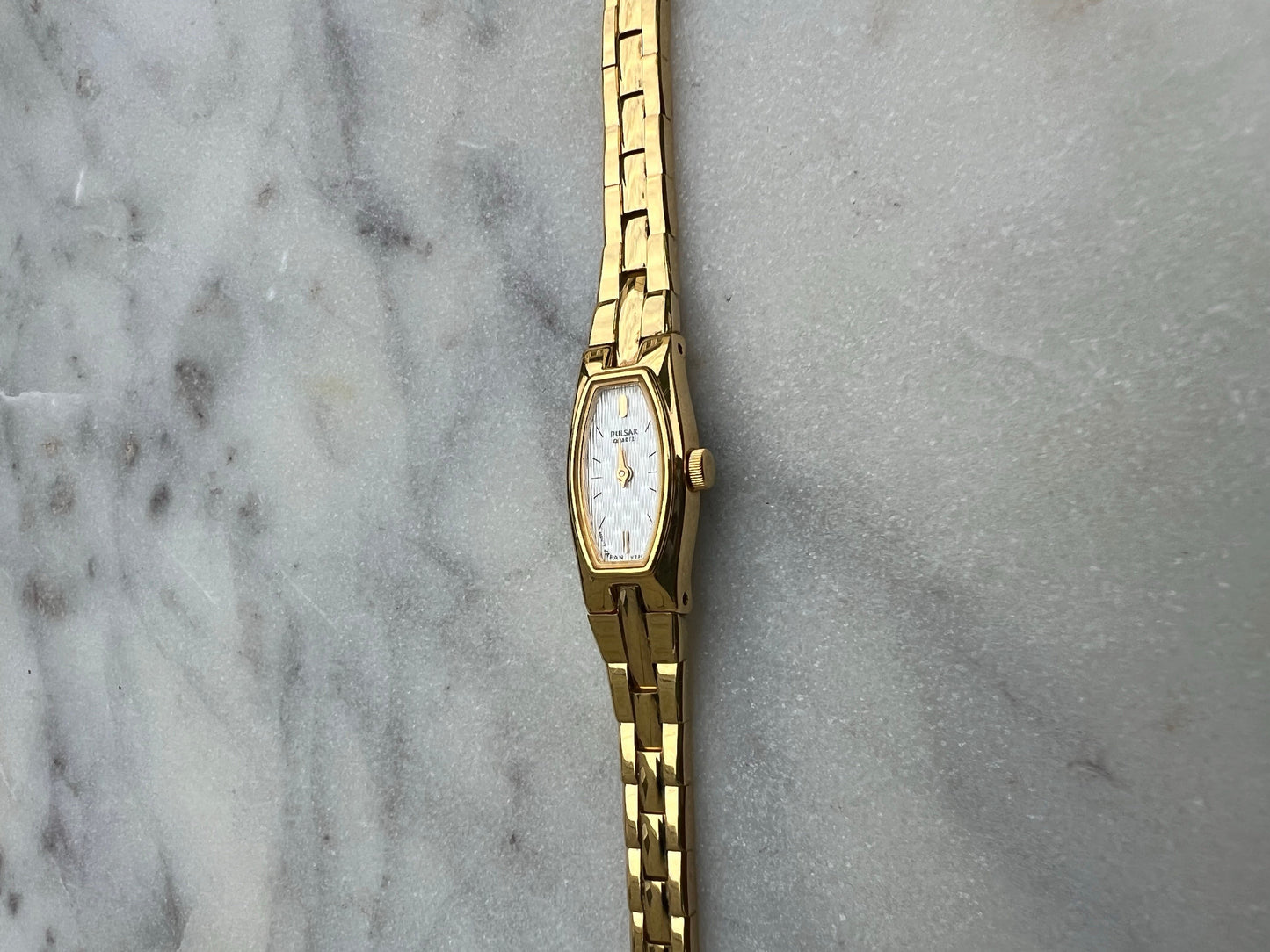 Pulsar by SEIKO Gold Tone Wrist Watch