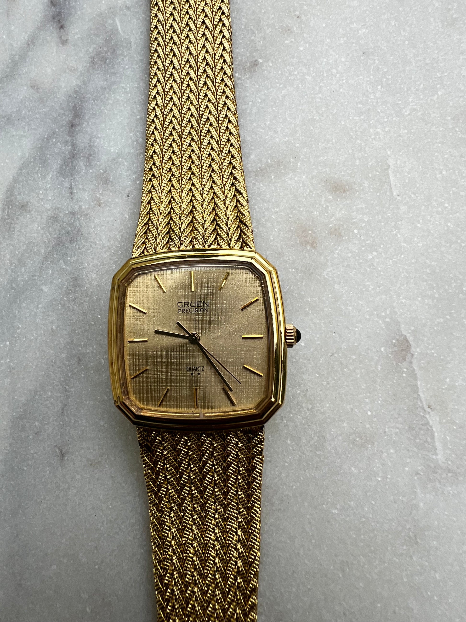 Gruen Vintage Gold Tone Watch