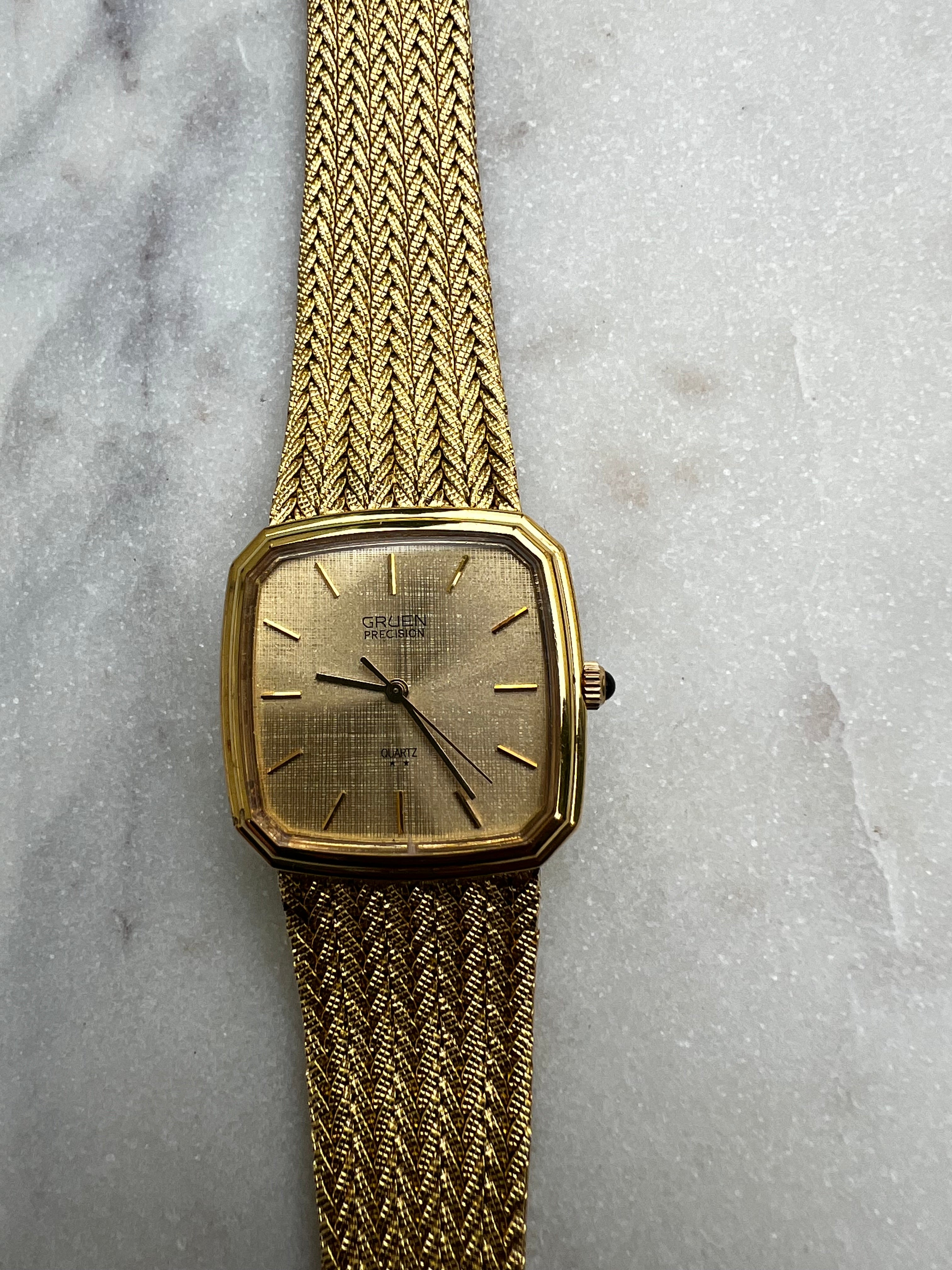 Gruen Vintage Gold Tone Watch