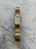 Pulsar by Seiko Vintage Tank Watch Quartz Gold 25mm Watch With Box New Battery (Near Mint)