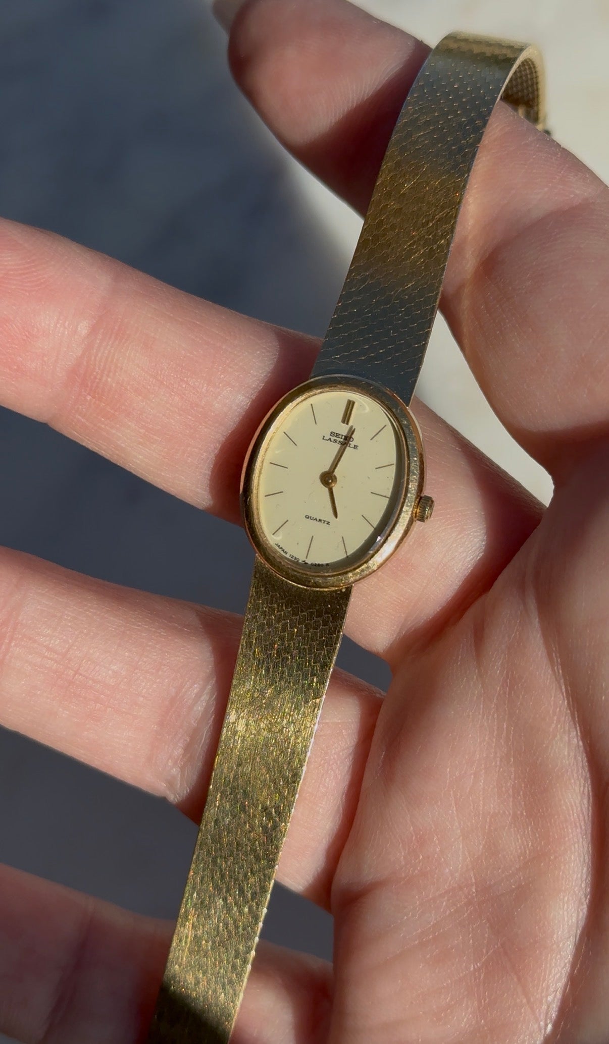 1983 Seiko Lassale Quartz Oval Watch