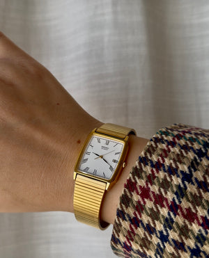 1997 Seiko Quartz Roman Numeral Date-Just Tank