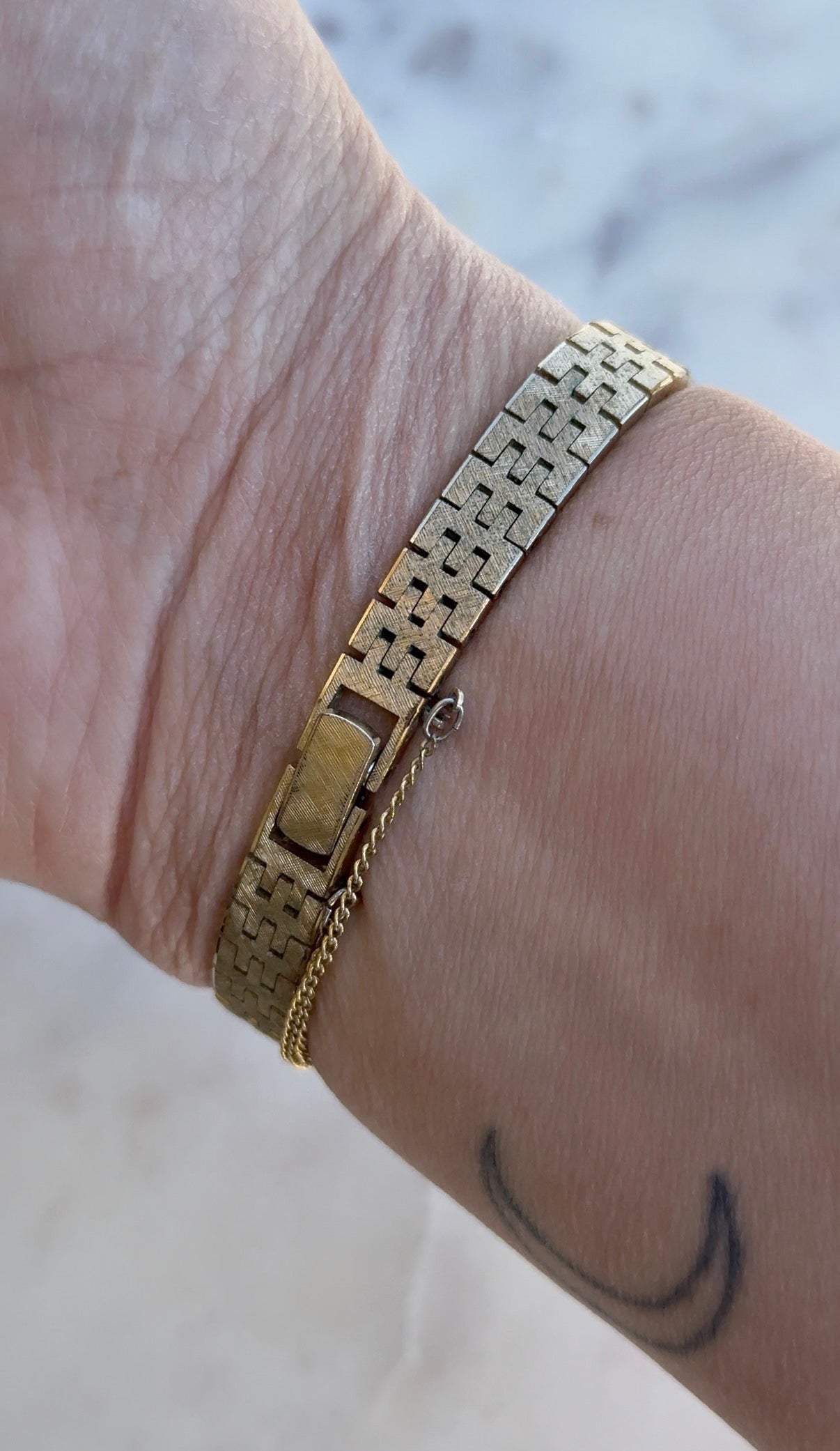1963 Seiko Gold Plated Oval Watch