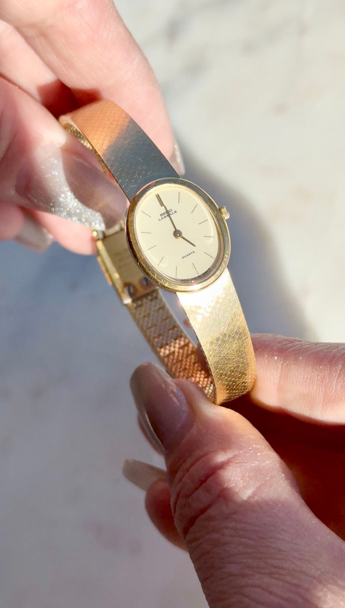 1983 Seiko Lassale Quartz Oval Watch