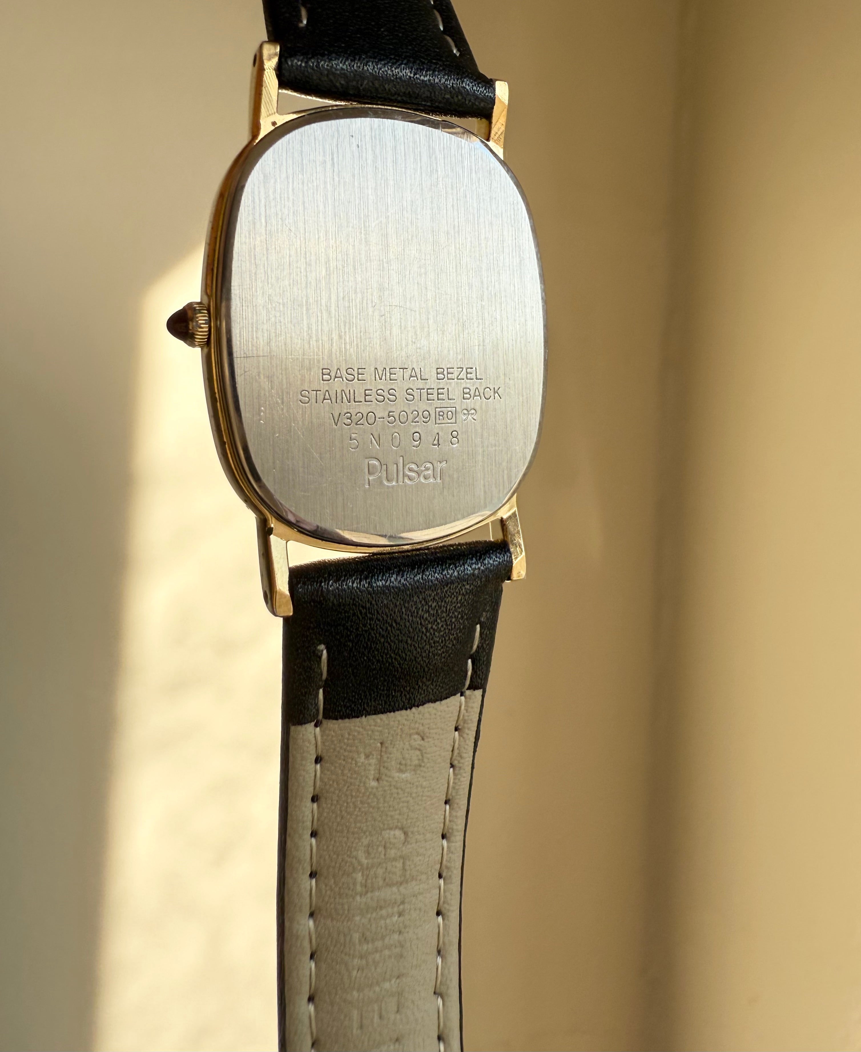 PULSAR by SEIKO Roman Numeral Chariot Quartz Watch