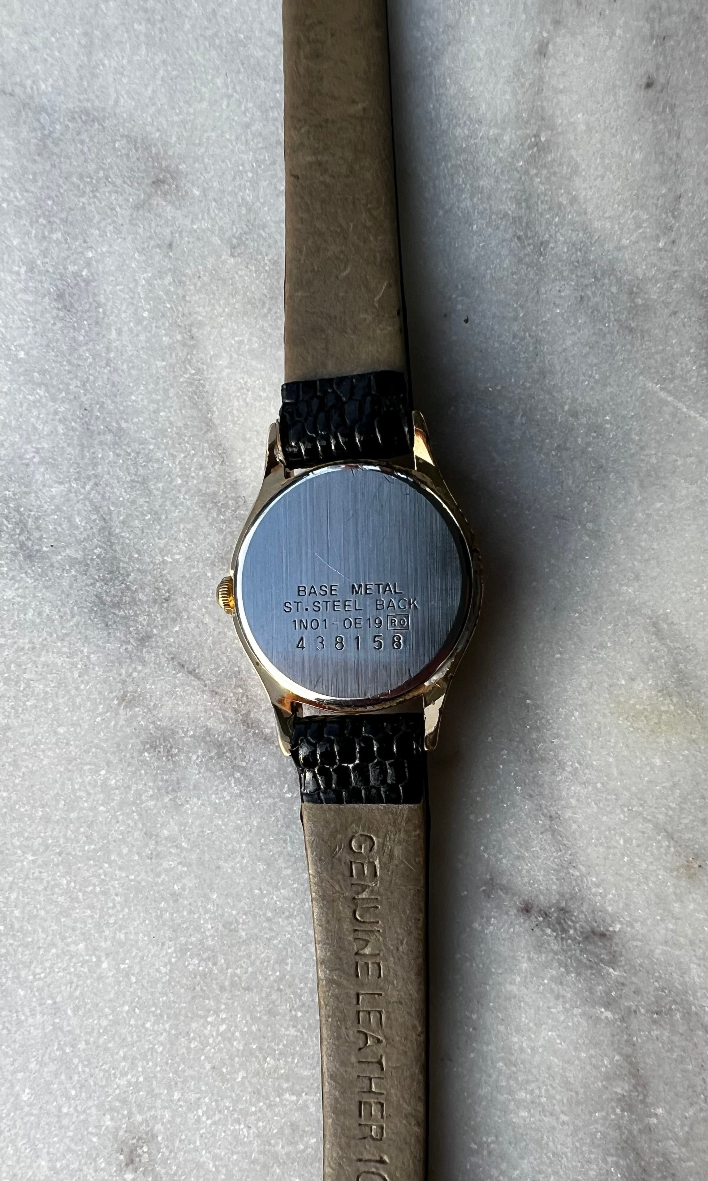 Seiko Quartz 20mm Bezel Roman Numeral Watch