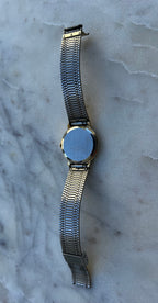 Seiko Vintage Black Dial Gold Tone Watch