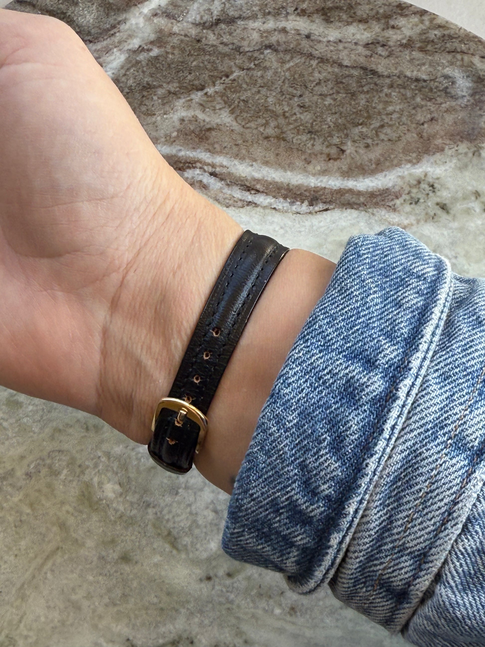 1984 Seiko Quartz Gold Plated Octagon Tank Watch