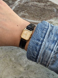1984 Seiko Quartz Gold Plated Octagon Tank Watch