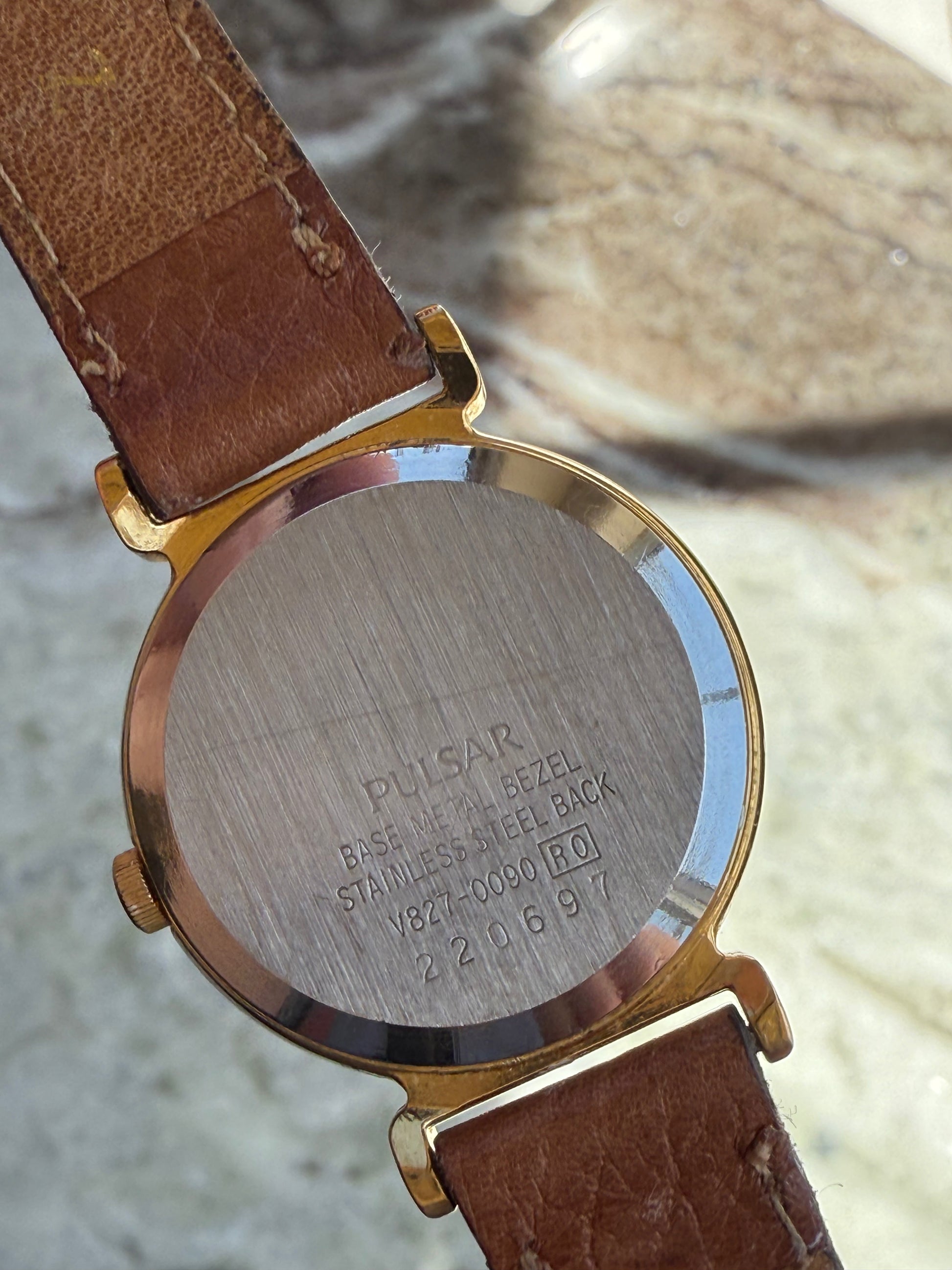 1992 Pulsar by SEIKO Roman Numeral Quartz Watch