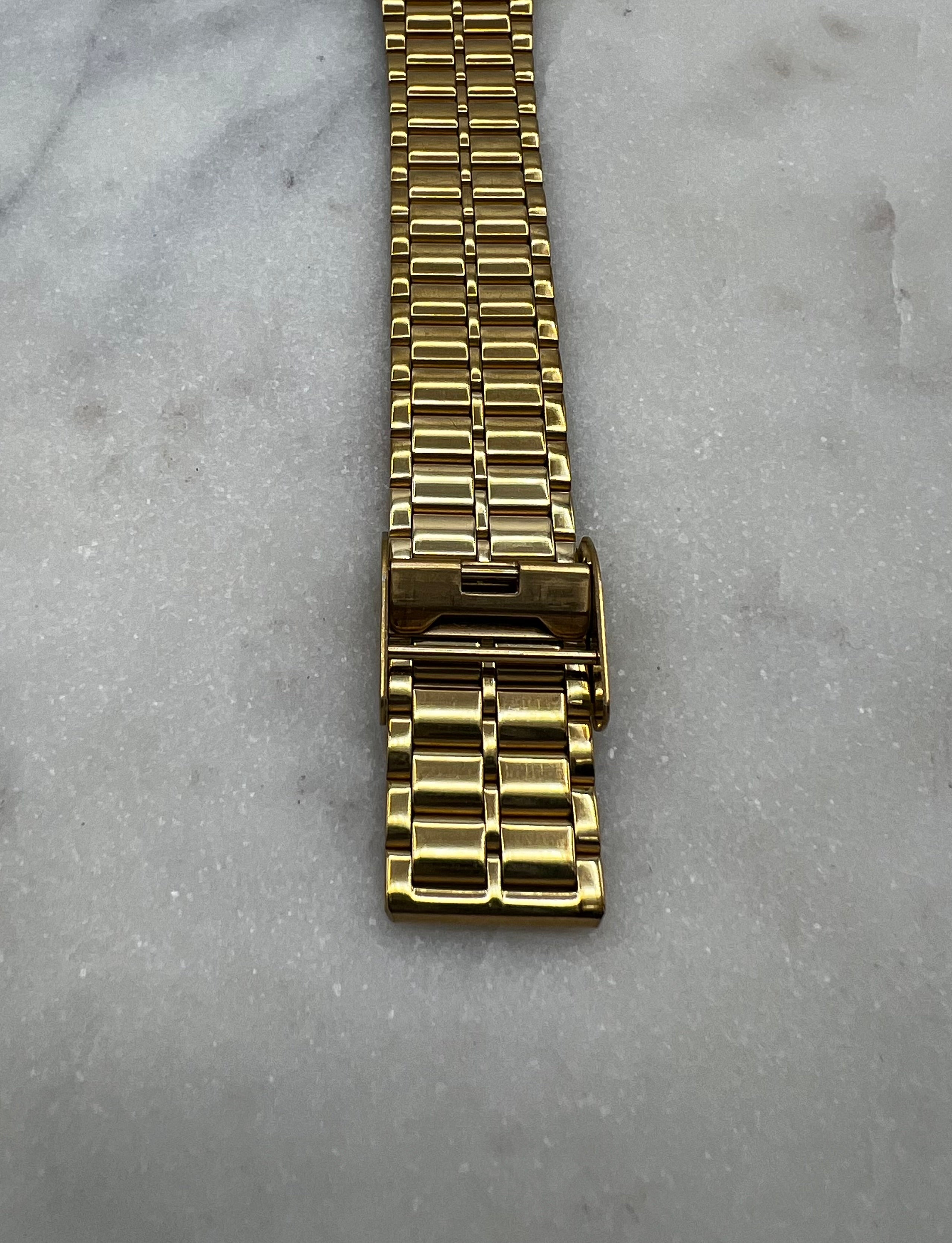 Seiko Vintage 90's SX Gold Tone Roman Gilt Dial Quartz Watch