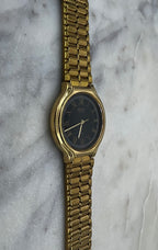 Seiko Vintage 90's SX Gold Tone Roman Gilt Dial Quartz Watch
