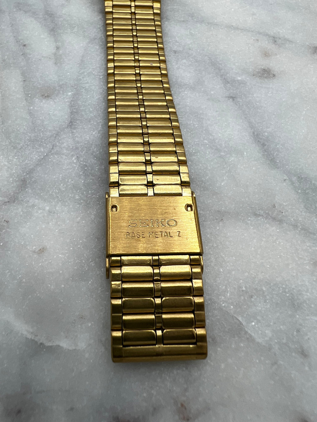Seiko Vintage 90's SX Gold Tone Roman Gilt Dial Quartz Watch