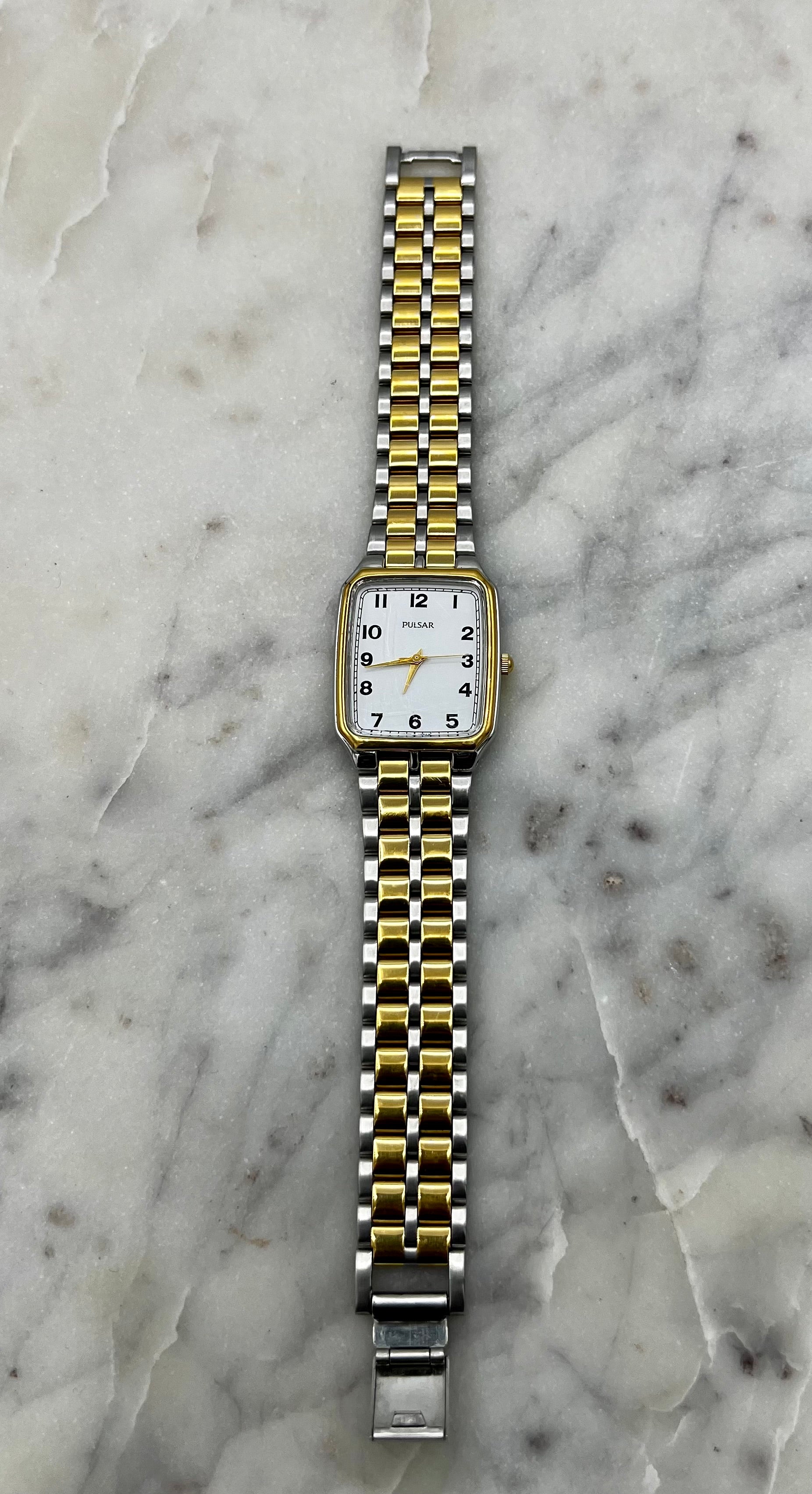 Pulsar by Seiko Two Tone Mov't Japan Watch (Near Mint)