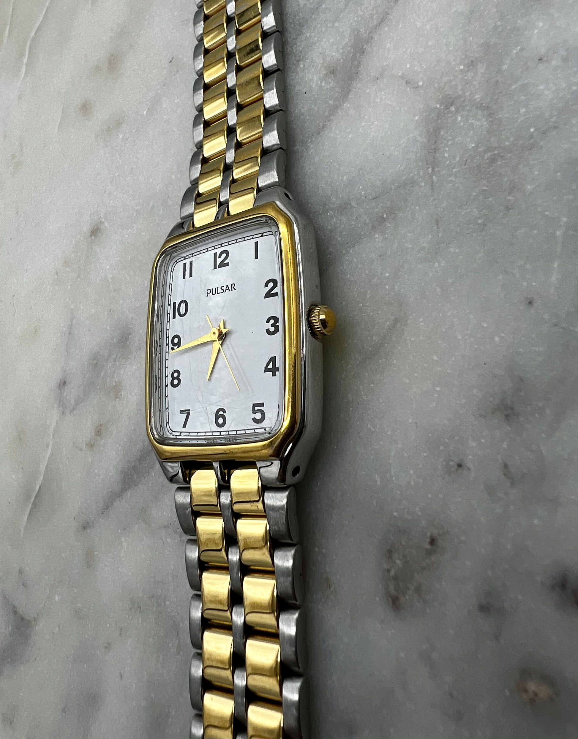 Pulsar by Seiko Two Tone Mov't Japan Watch (Near Mint)