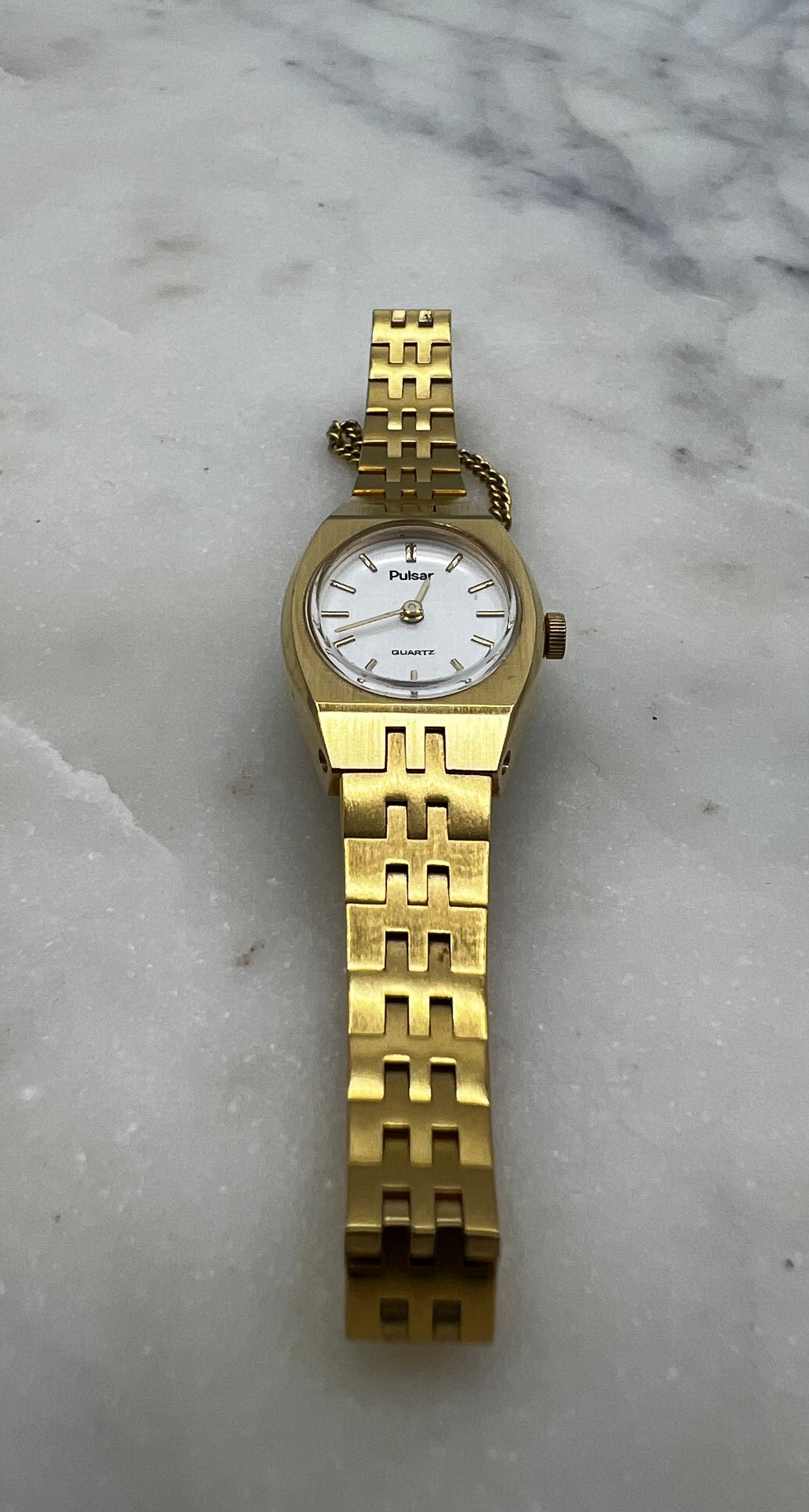 Pulsar by Seiko Vintage Gold Tone Quartz Watch (Near Mint)
