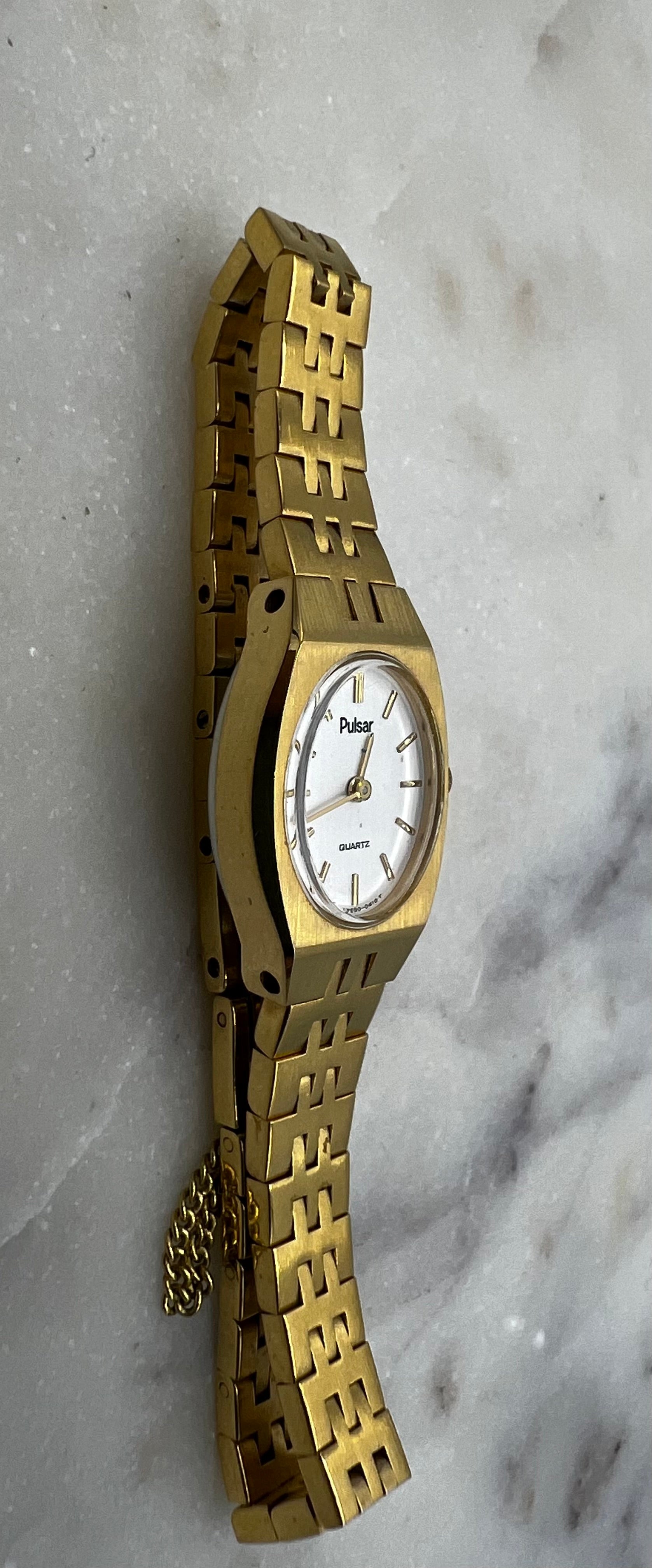 Pulsar by Seiko Vintage Gold Tone Quartz Watch (Near Mint)