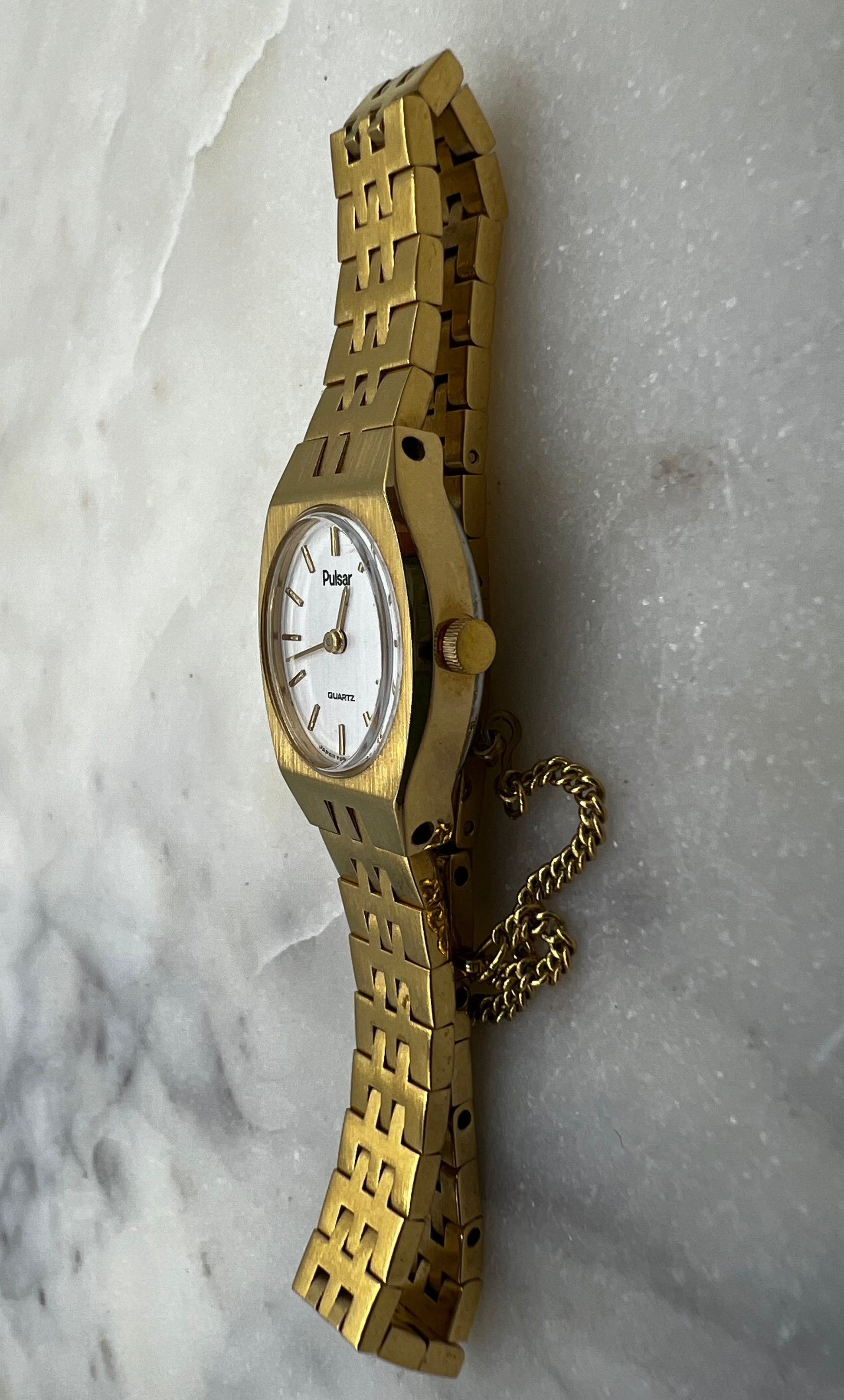 Pulsar by Seiko Vintage Gold Tone Quartz Watch (Near Mint)