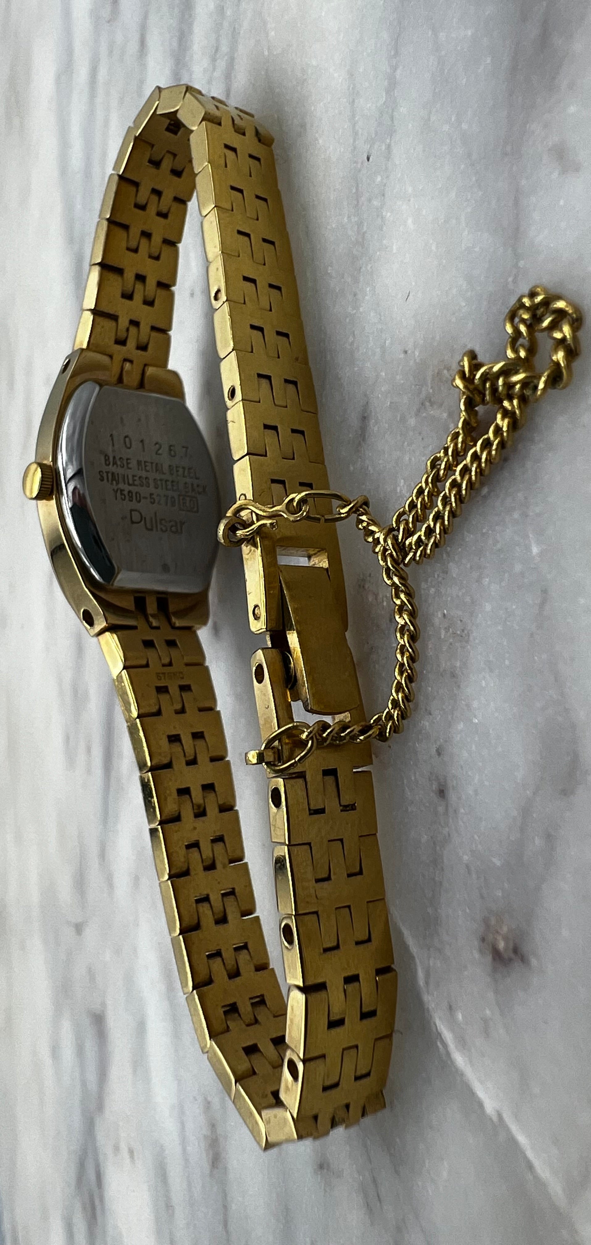 Pulsar by Seiko Vintage Gold Tone Quartz Watch (Near Mint)