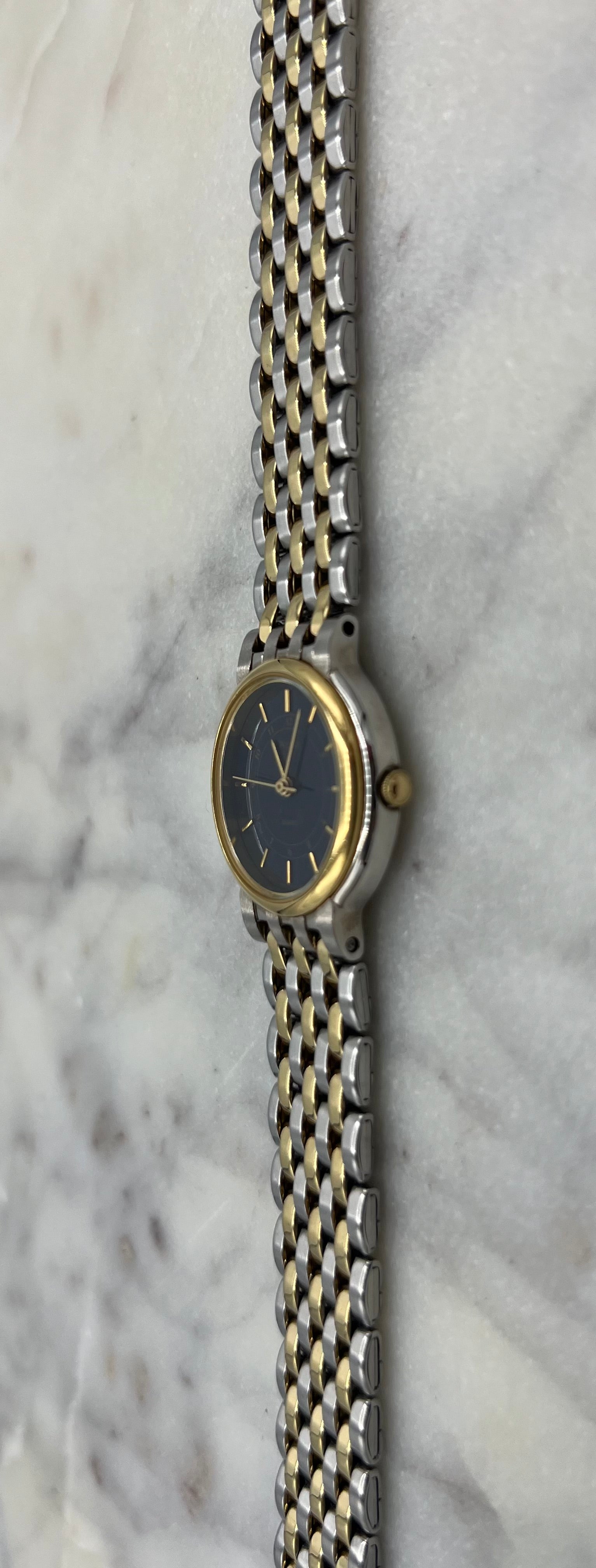 Pulsar by Seiko Vintage Two Tone Quartz Watch (Near Mint)