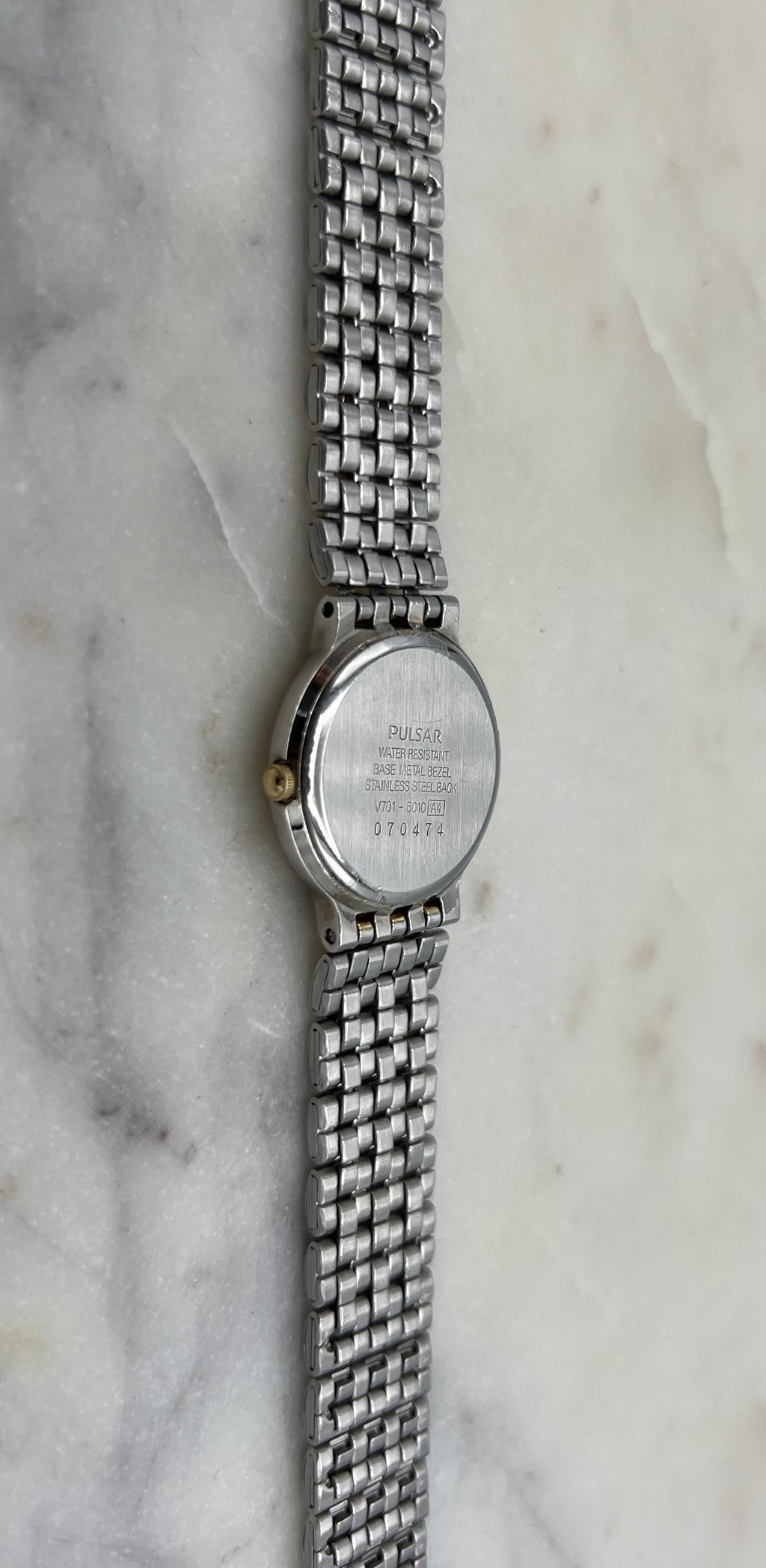 Pulsar by Seiko Vintage Two Tone Quartz Watch (Near Mint)