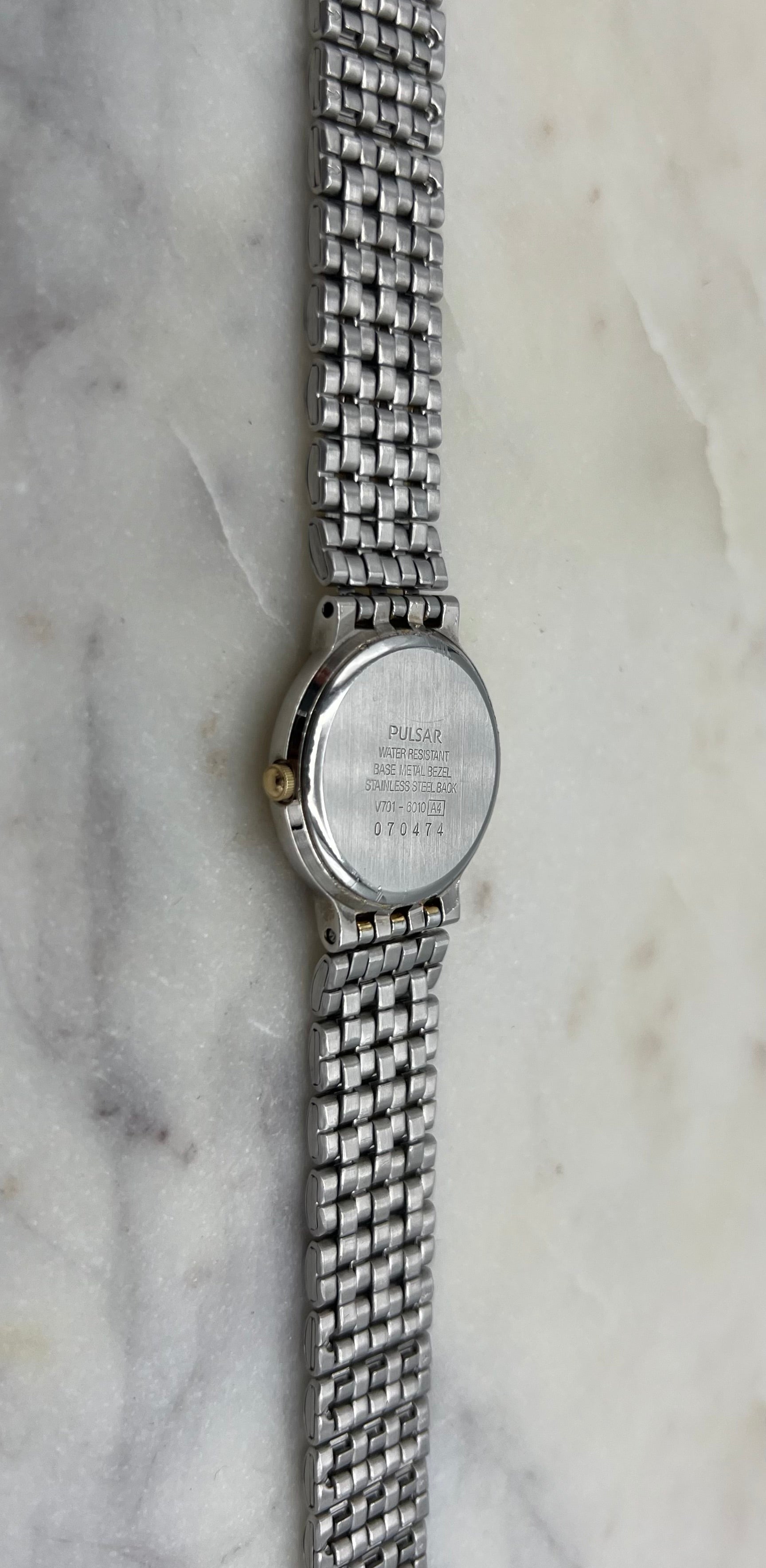 Pulsar by Seiko Vintage Two Tone Quartz Watch (Near Mint)