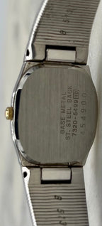 Seiko Vintage 80's Quartz Two Tone Octagon Bezel Watch (Good Condition)