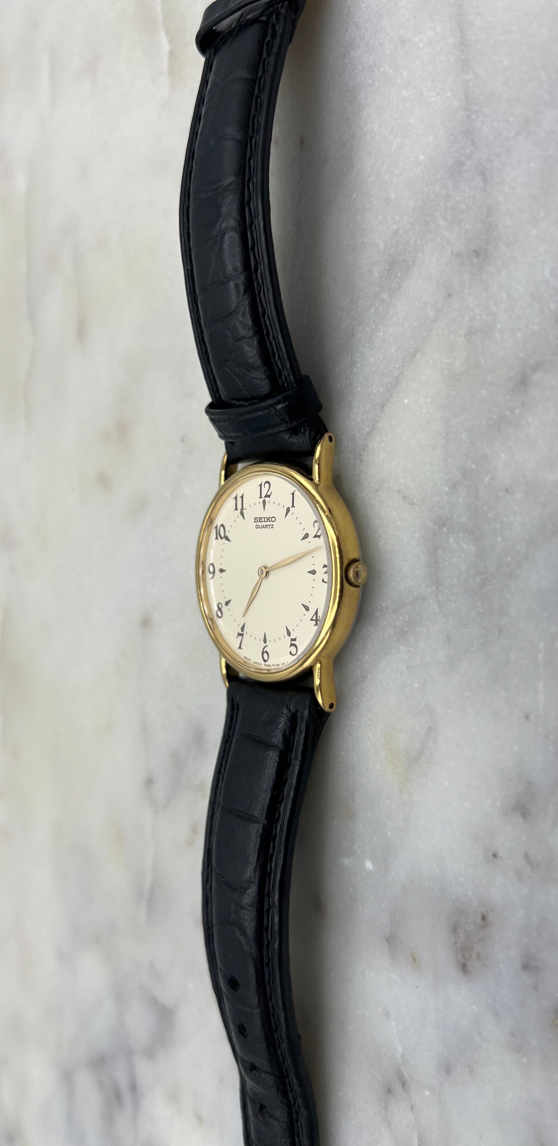 Seiko Vintage 90's Quartz Gold Tone Watch