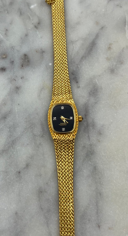 Xavier Quartz Gold Tone Watch (Near Mint)