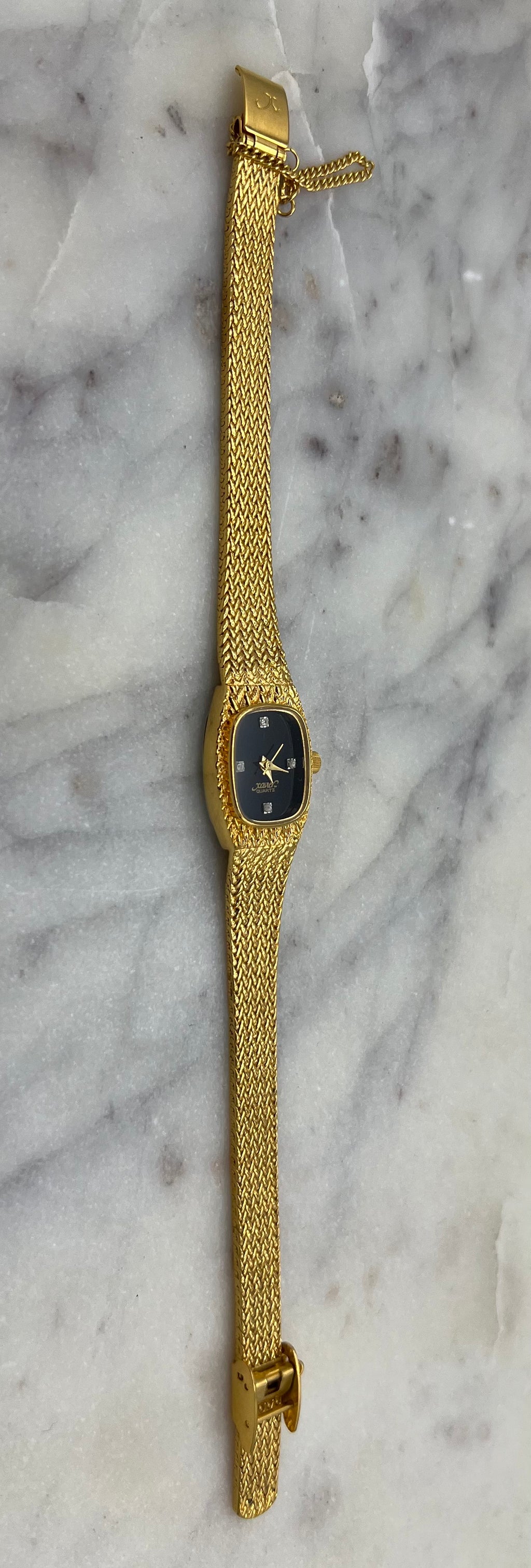 Xavier Quartz Gold Tone Watch (Near Mint)
