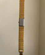 Seiko Vintage Gold Tone Women's Watch with White Dial - New Battery (Near Mint)