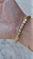 Nivada Grenchen Swiss Quartz Gold-Tone Bracelet Watch