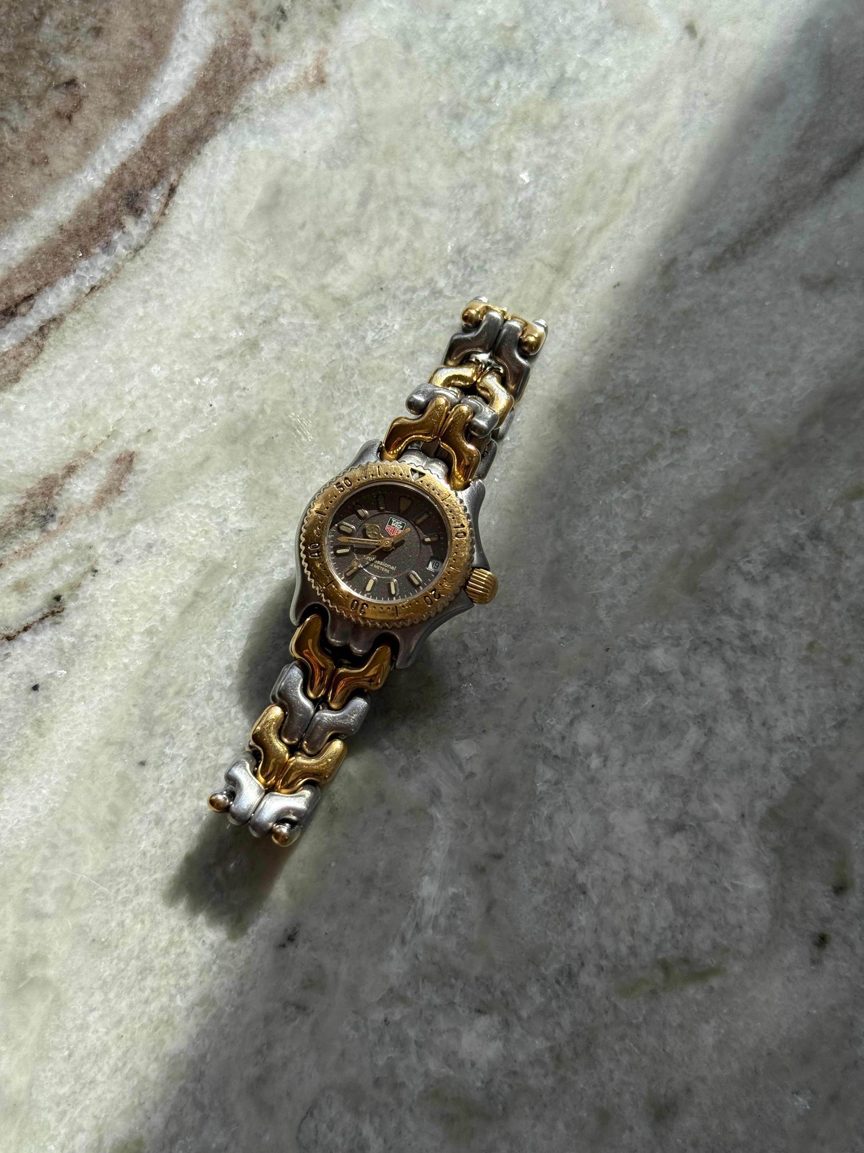 1990's TAG Heuer WG1420-0 Two Tone SEL Professional 200m Watch