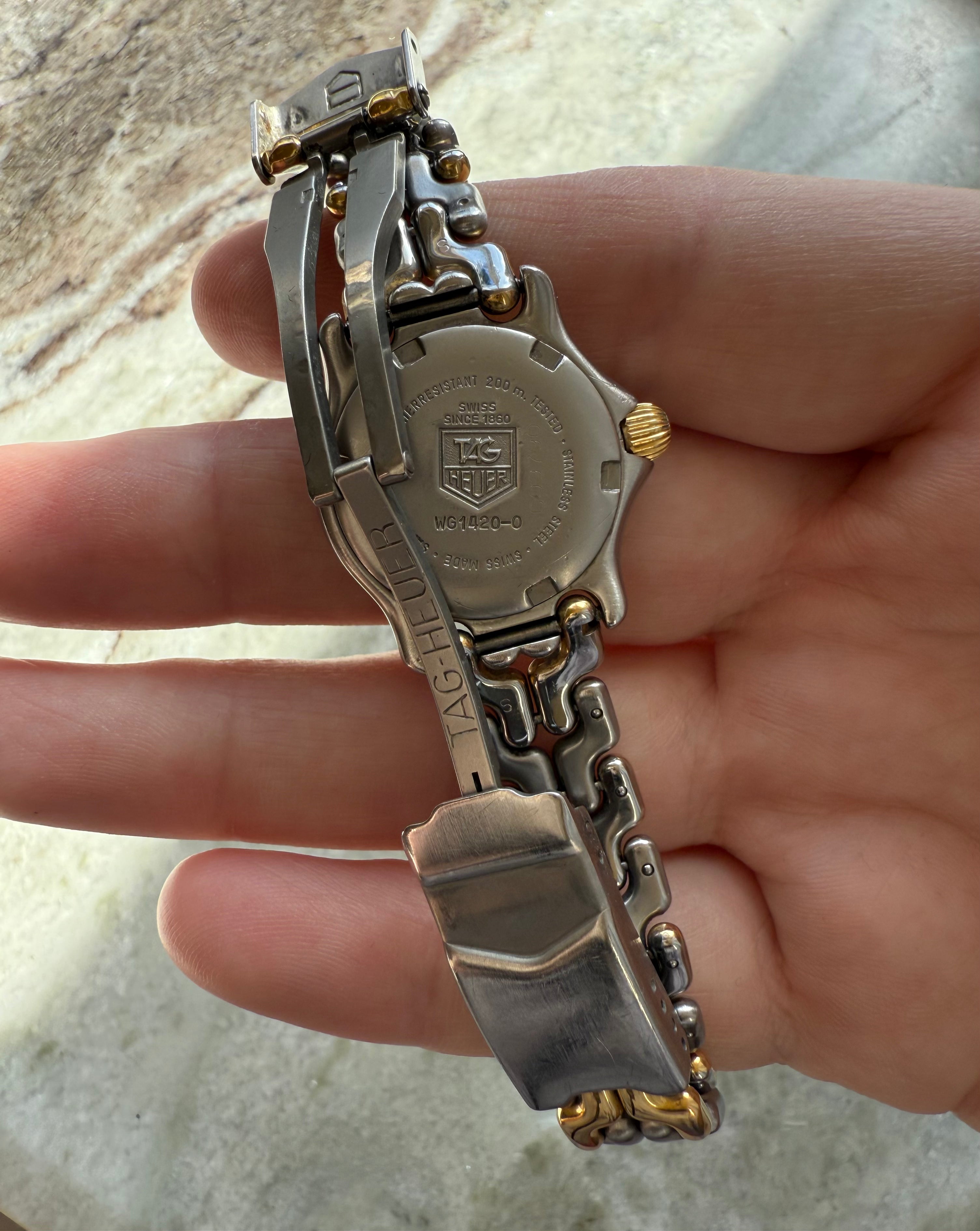 1990's TAG Heuer WG1420-0 Two Tone SEL Professional 200m Watch