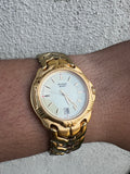 1994 Pulsar by Seiko Gold Tone Quartz Watch