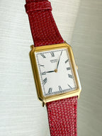 1988 Seiko Quartz Roman Numeral Tank Watch