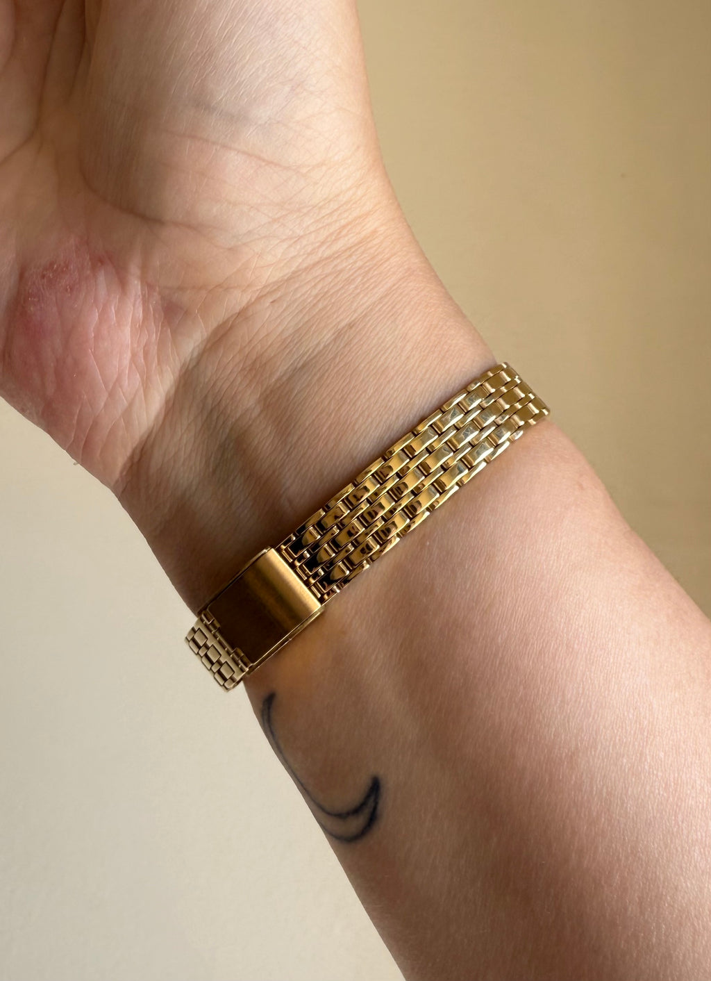 1980's Seiko Gold Tone Gold Dial Watch