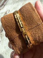 1990 Seiko Quartz Gold Tone Tank Watch