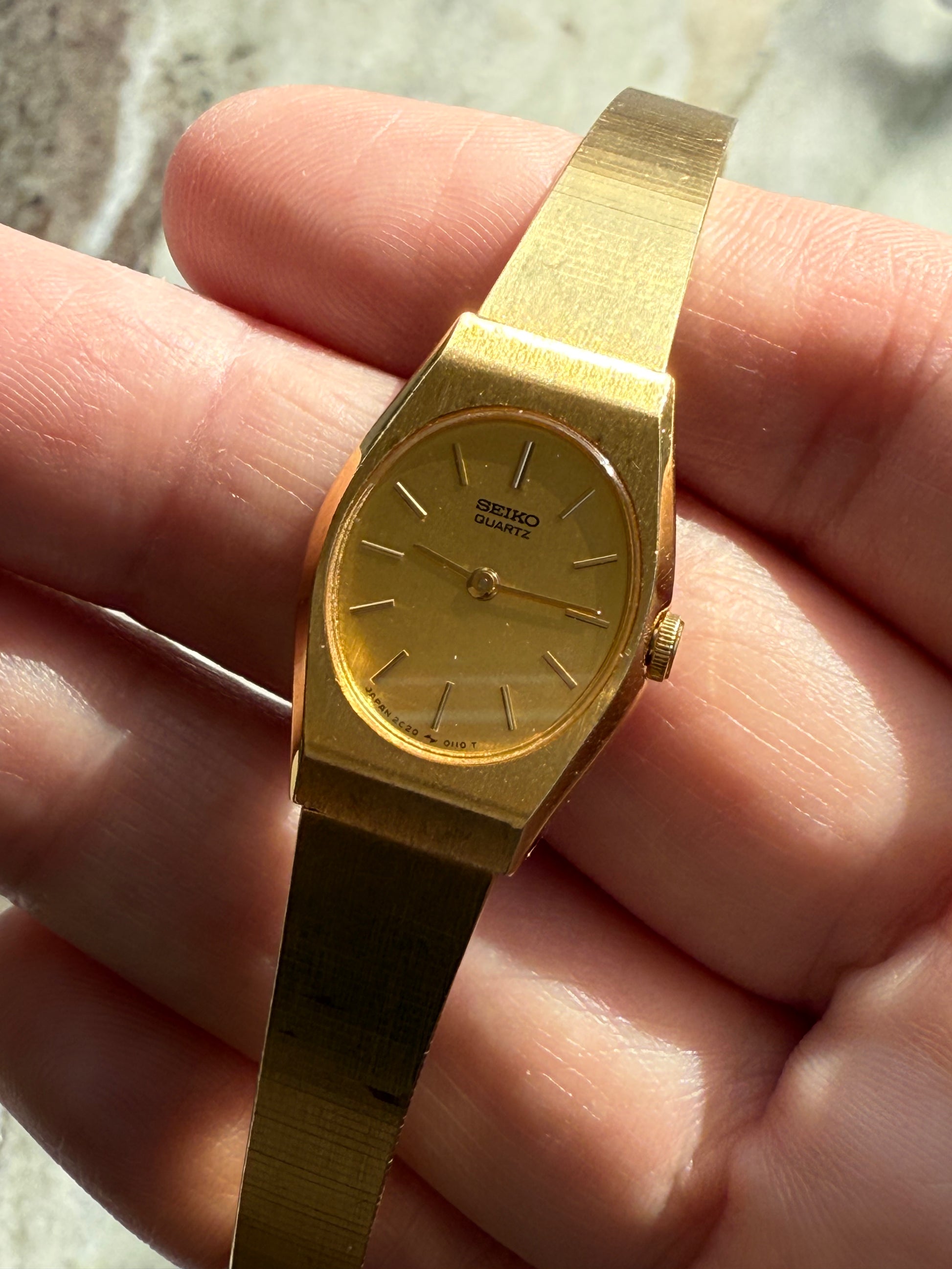 1985 Seiko Quartz Gold Plated Watch