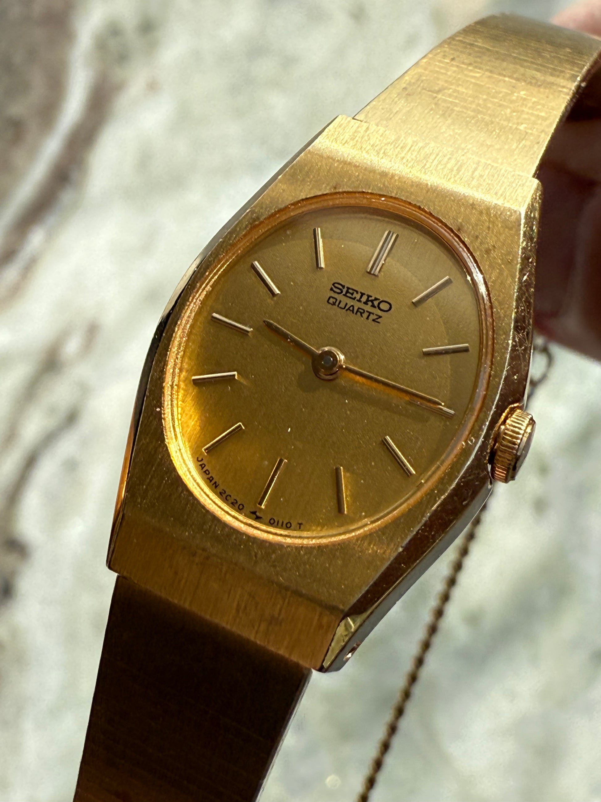 1985 Seiko Quartz Gold Plated Watch