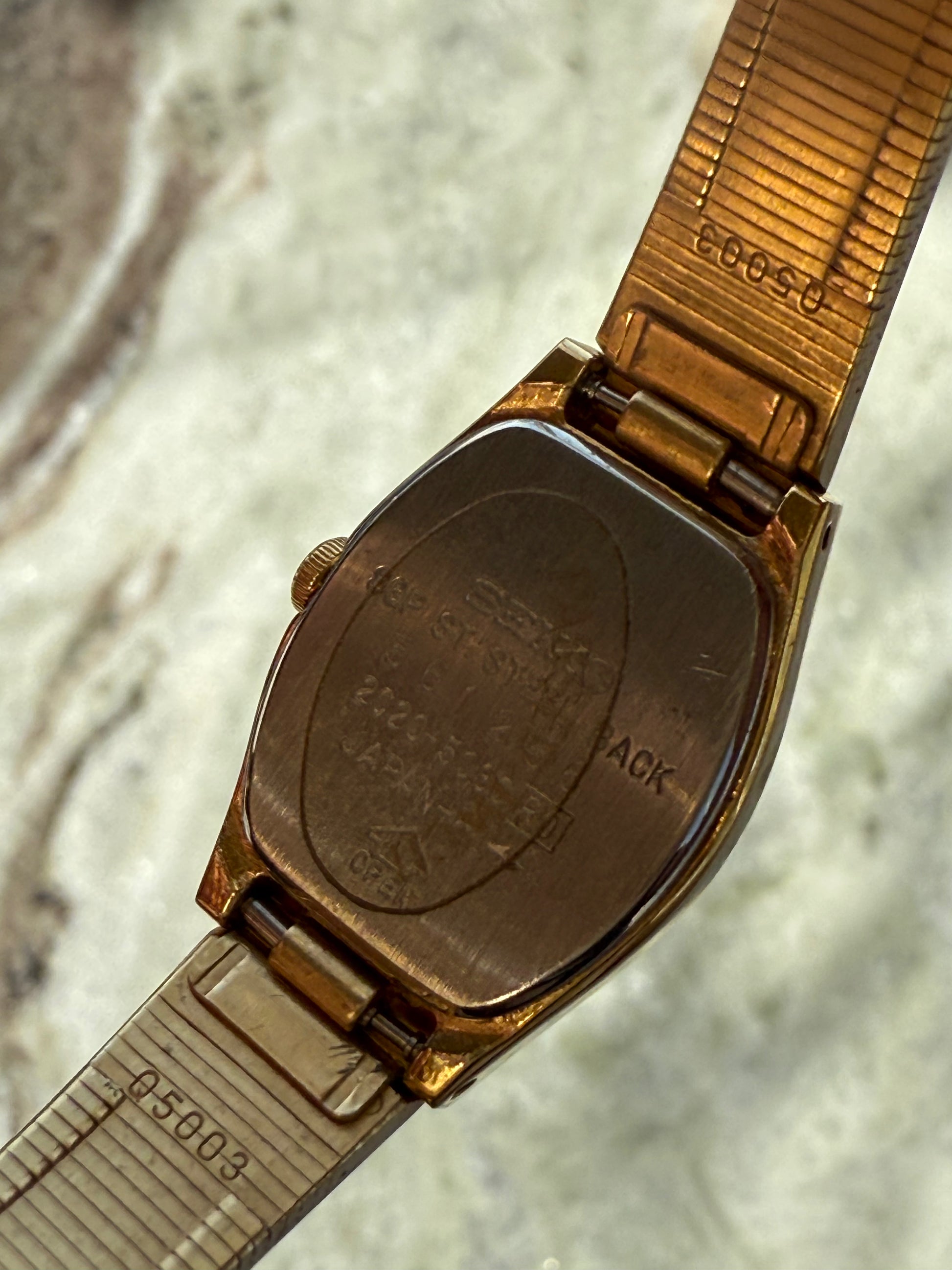 1985 Seiko Quartz Gold Plated Watch