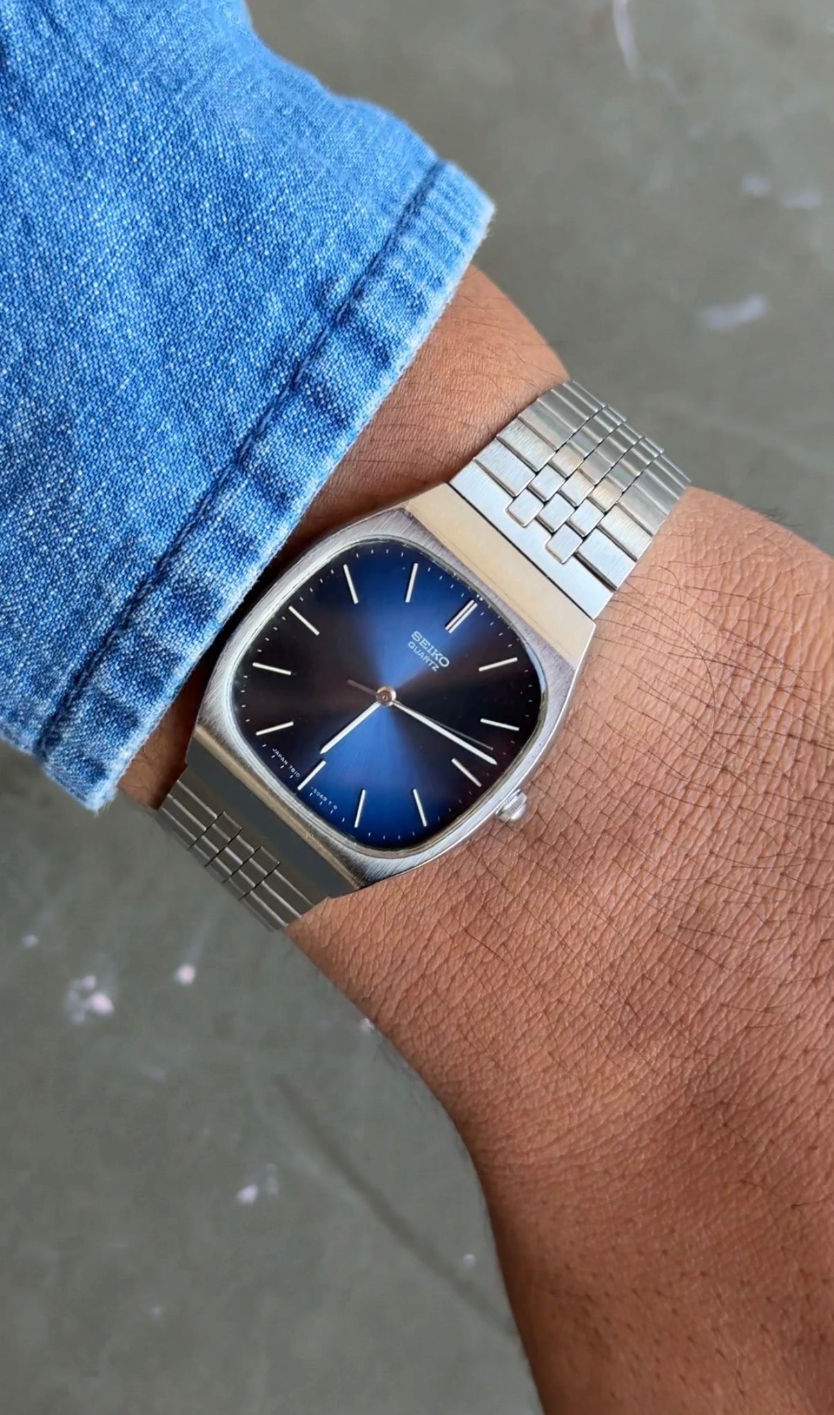 1978 Seiko Quartz TV Dial Watch