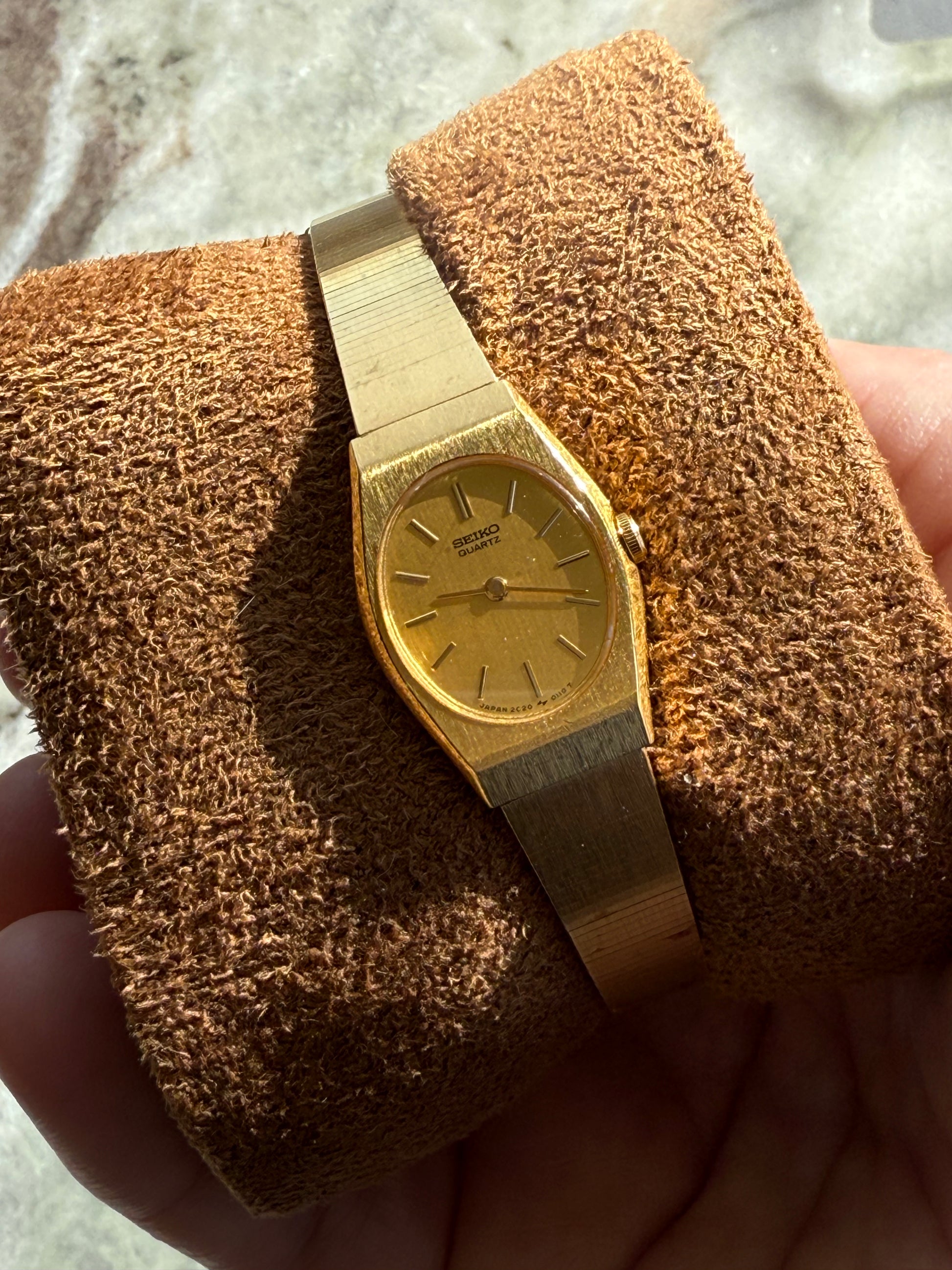 1985 Seiko Quartz Gold Plated Watch